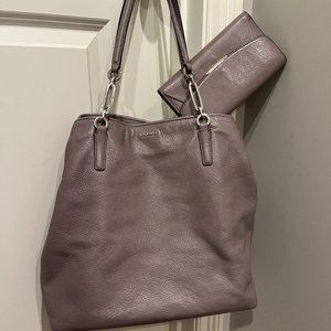 Coach Shoulder Purse and Matching Wallet